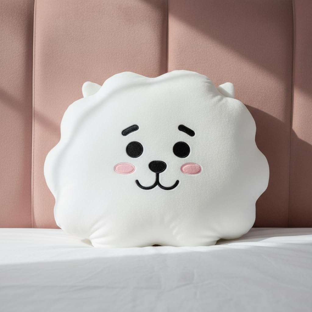 Snuggle in Warmth – RJ Plush Pillow 🤍BTS BT21 KPOP RJ SOFT PILLOW