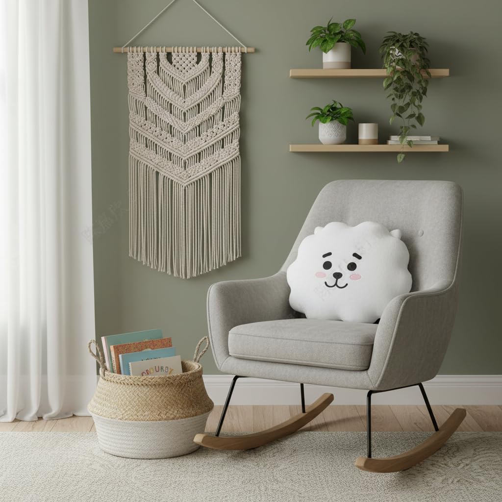 Snuggle in Warmth – RJ Plush Pillow 🤍BTS BT21 KPOP RJ SOFT PILLOW