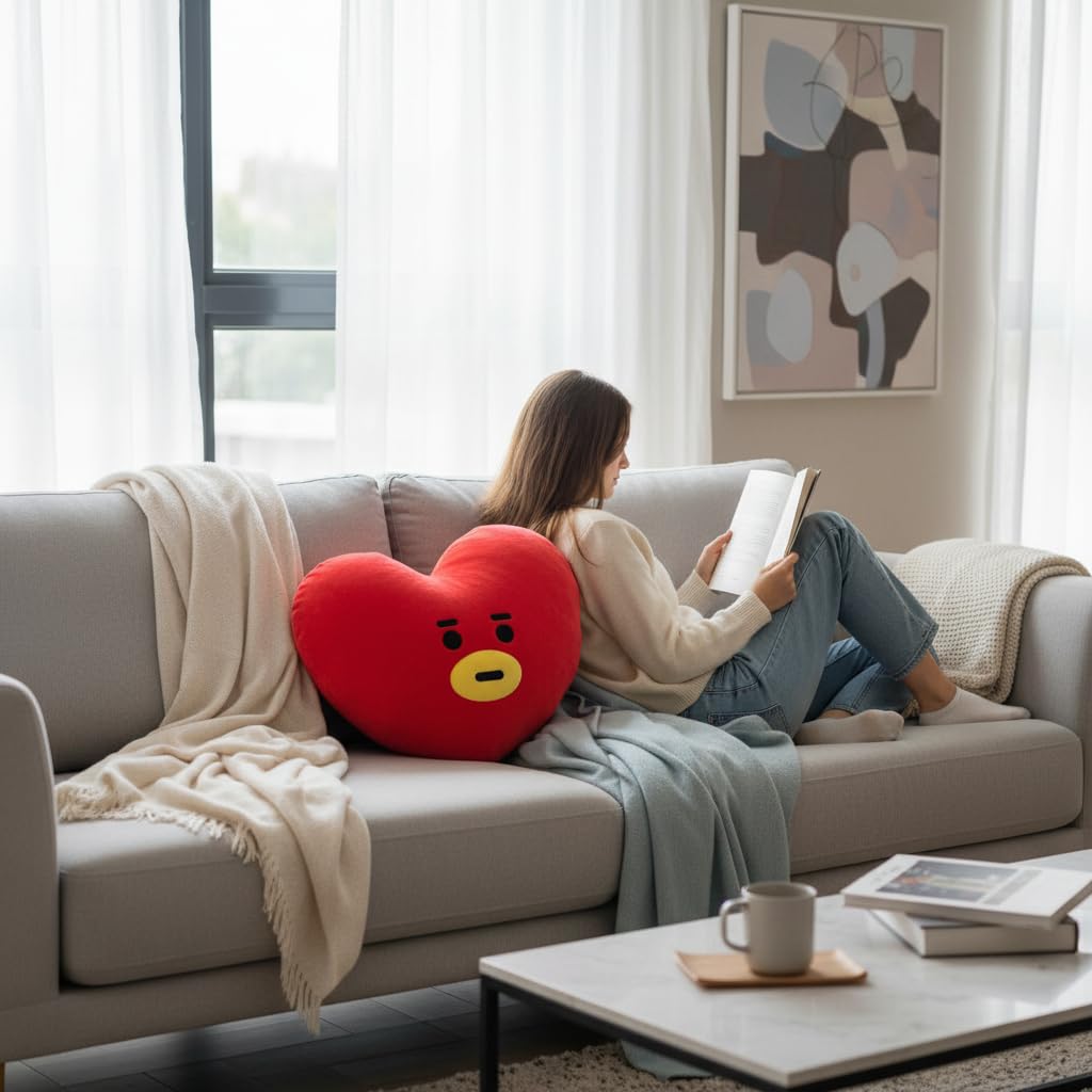 Cosmic Cuteness – TATA Plush Pillow ❤️✨BTS BT21 KPOP TATA SOFT PILLOW