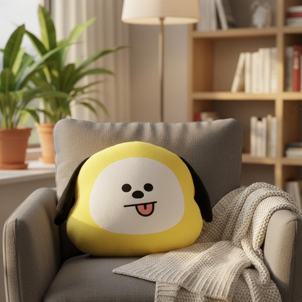 Bundle of Sunshine – Chimmy Plush Pillow 💛BTS BT21 KPOP CHIMMY SOFT PILLOW