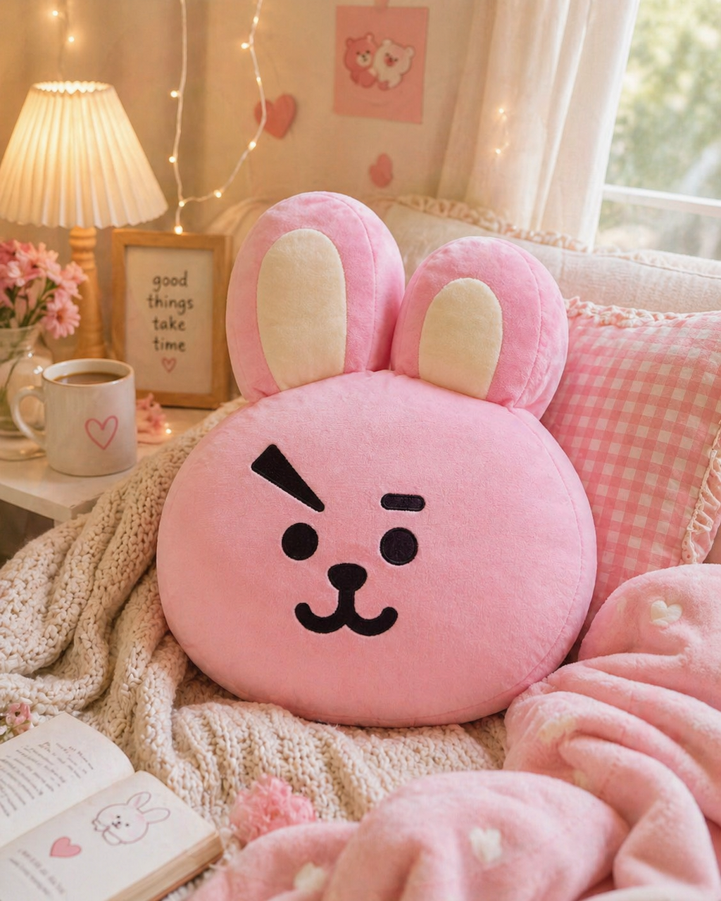 Sweet & Strong – Cooky Plush Pillow 💗 BTS BT21 KPOP COOKY SOFT PILLOW