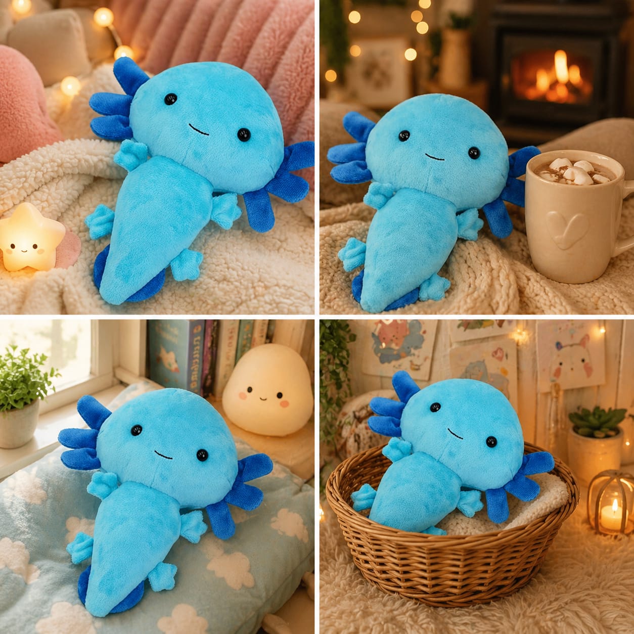 Super soft stuffed AXOLOTL Plush Toy